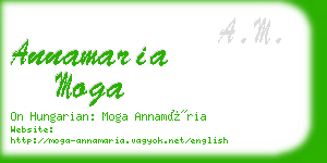 annamaria moga business card